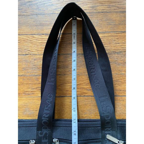 LESPORTSAC Large Black Shoulder Bag sz OS - Picture 12 of 13